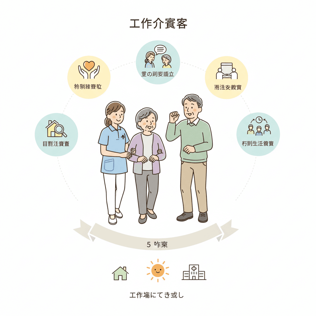 介護福祉士の仕事内容とは?5つの業務と活躍できる職場