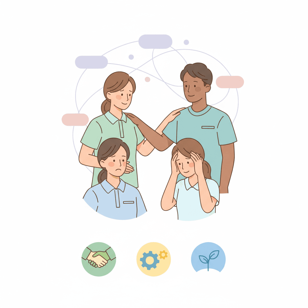 介護職の人間関係の悩み|原因と対処法を徹底解説