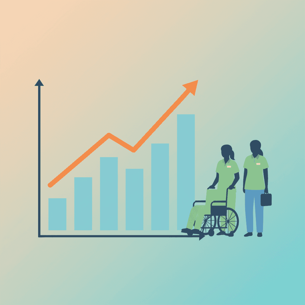 介護の離職率12.4%で過去最低更新|訪問介護員の不足感は約8割、定着の鍵は「人間関係」62.7%