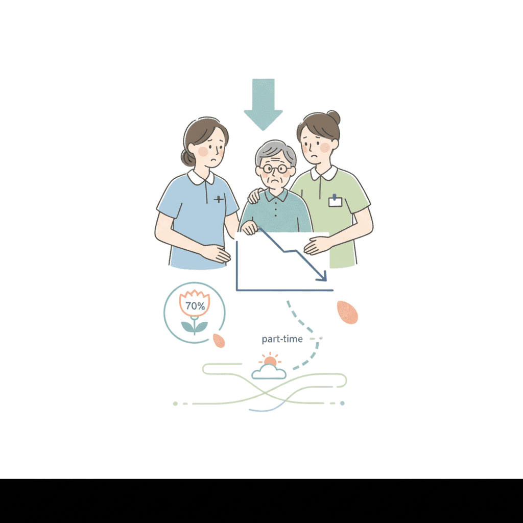 介護福祉士国試の合格率70.1%に急落|合格者数3年連続減とパート合格制度の初年度結果を解説
