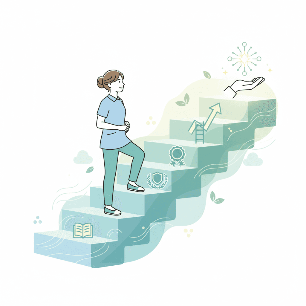 派遣介護士が高時給を得る方法のイラスト