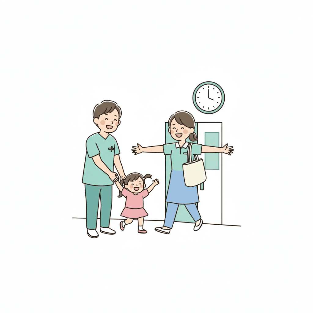 デイサービスのワークライフバランスイメージ