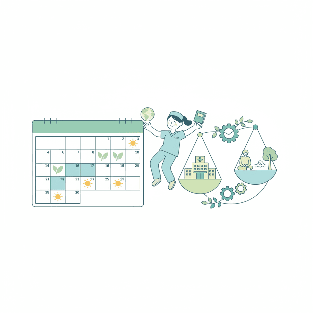 有給休暇の基本ルールのイラスト