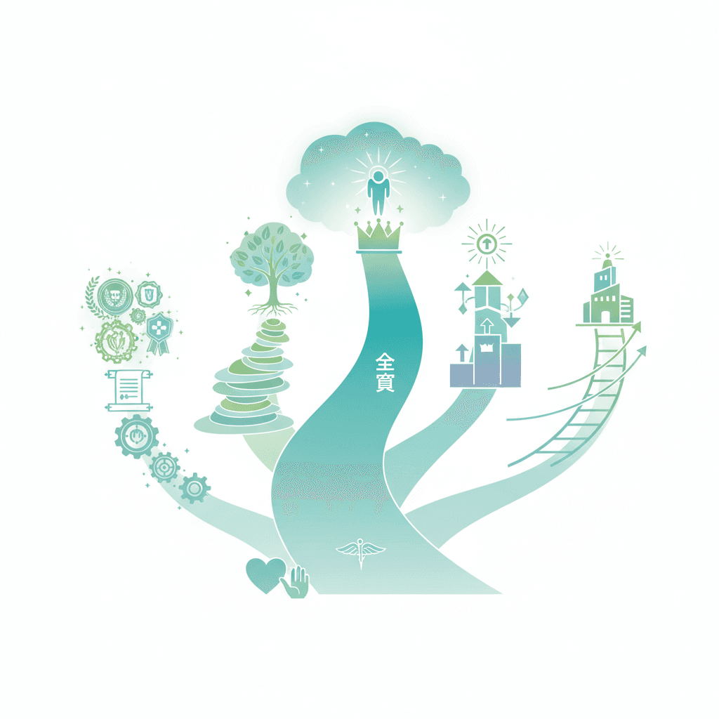 介護職の給料を上げる方法のイラスト