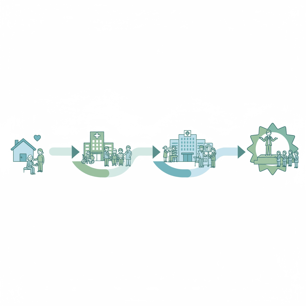 職務経歴書の記載例のイラスト
