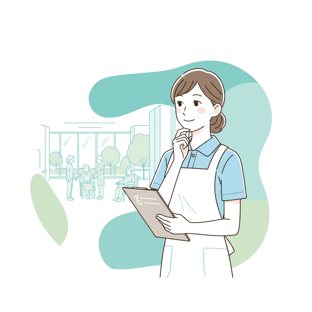 転職先選びのチェックポイントのイメージイラスト