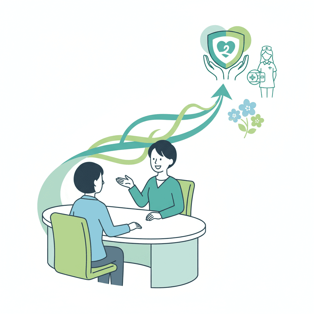 ハローワークの職業訓練で無料取得するイラスト