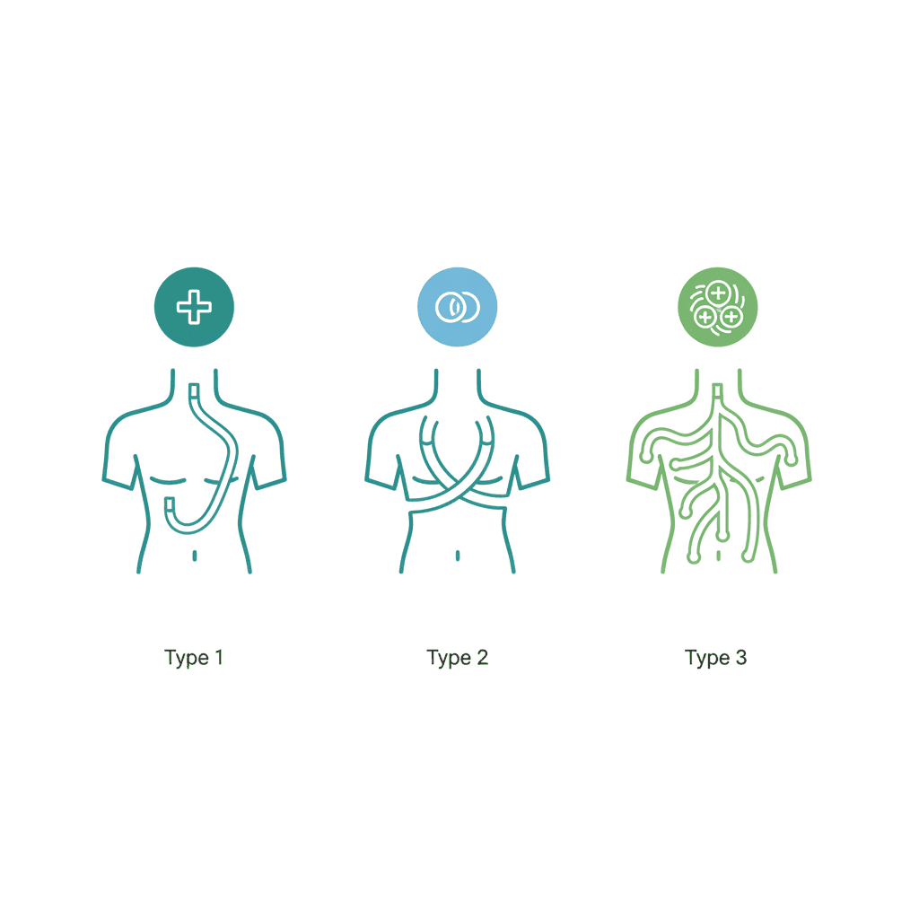 第1号・第2号・第3号研修の違いを示すイラスト