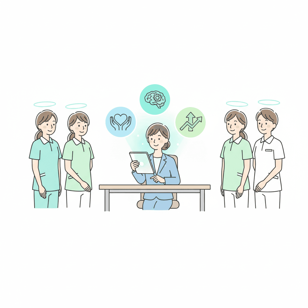 採用担当者が見ているポイントのイラスト