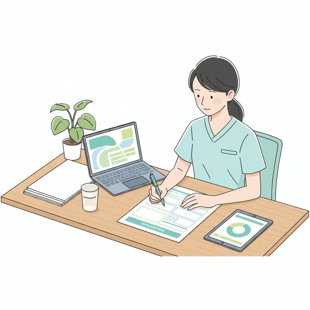 履歴書の各項目の書き方のイラスト