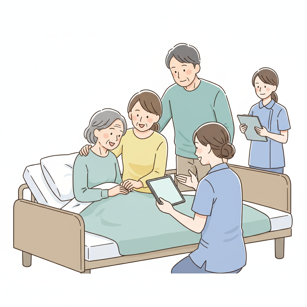 看取り期の家族対応プロトコル｜介護現場の説明・同意・グリーフケアの実務