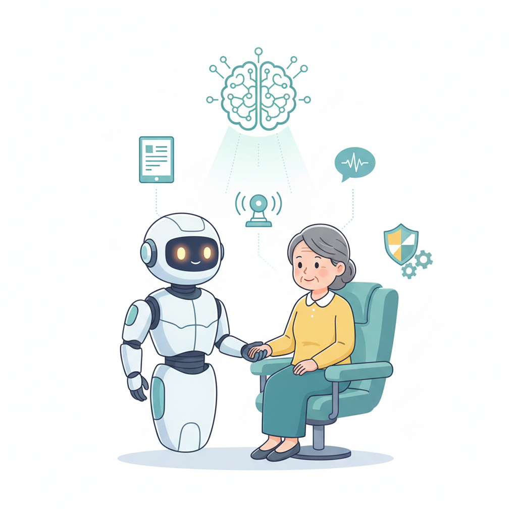 介護現場でAIを活用する実践ガイド｜記録自動化・見守り・ChatGPT活用とリスク管理
