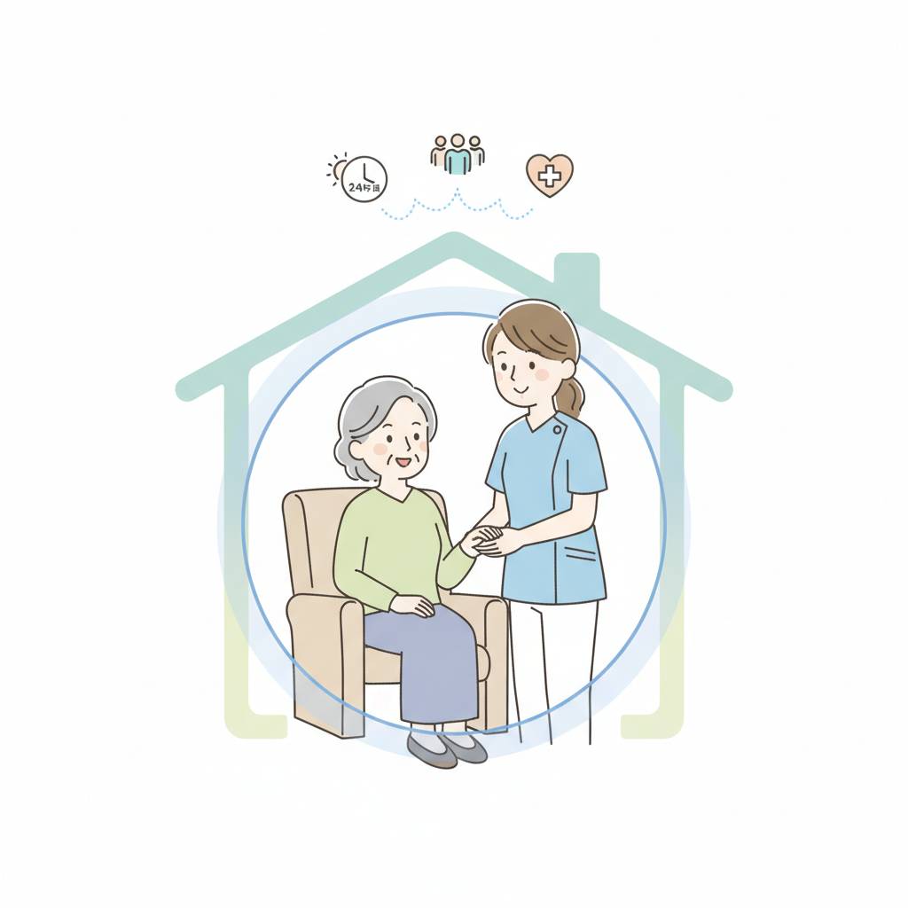 定期巡回・随時対応型訪問介護看護の利用方法｜1日複数回の訪問と24時間対応で在宅を支える仕組み・費用