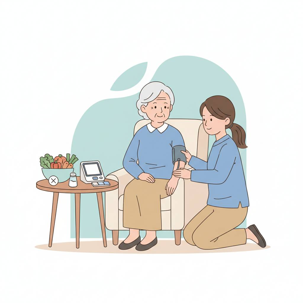高齢の親の高血圧管理｜家庭血圧測定・服薬・減塩と起立性低血圧の落とし穴