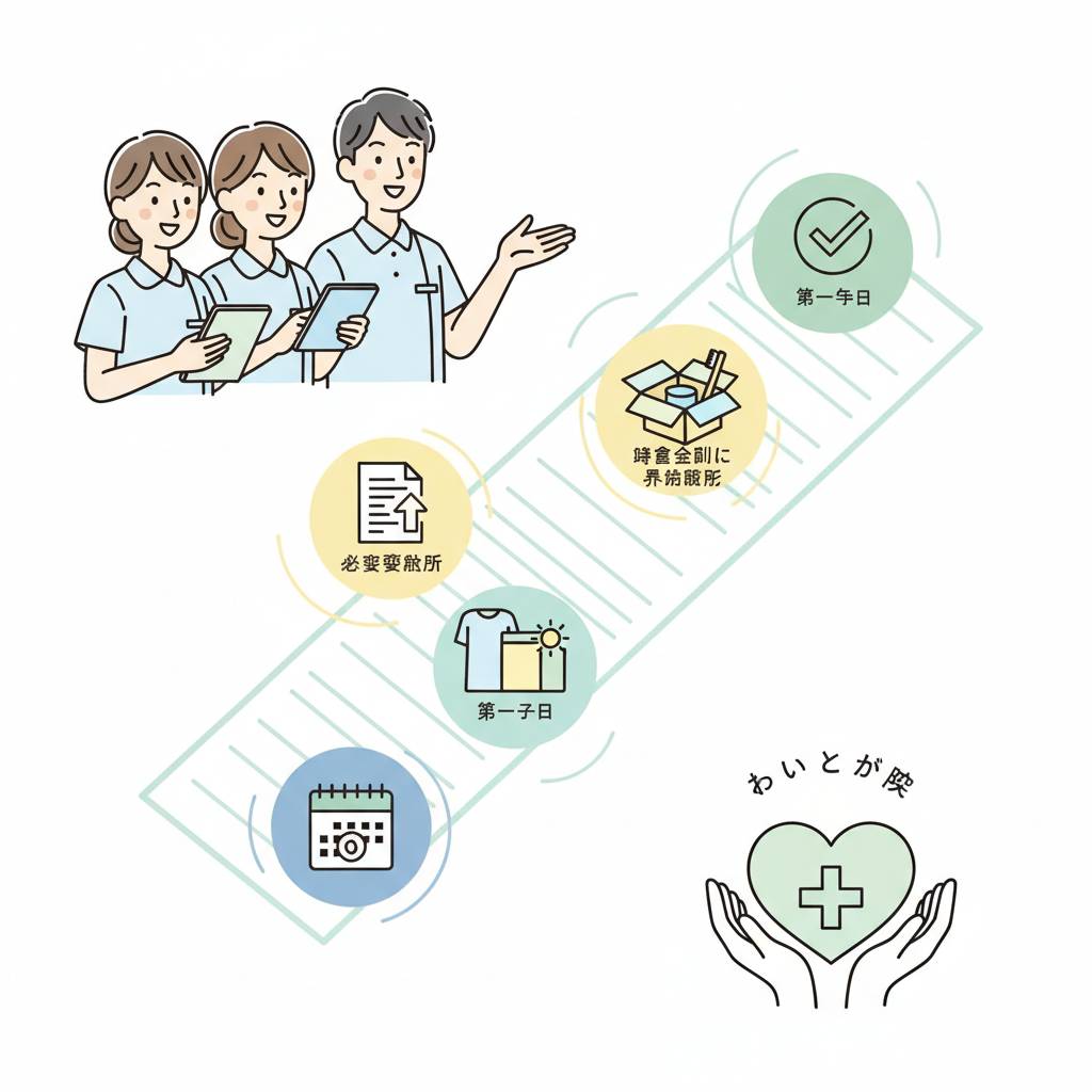 介護職の内定後にやることチェックリスト|必要書類・入社準備・初日までの完全ガイド【2026年版】