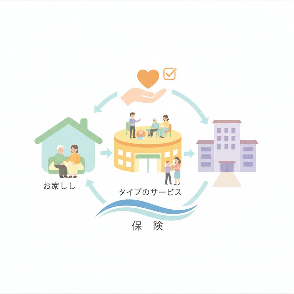 介護保険サービスの種類一覧｜在宅・通所・施設の違いと選び方