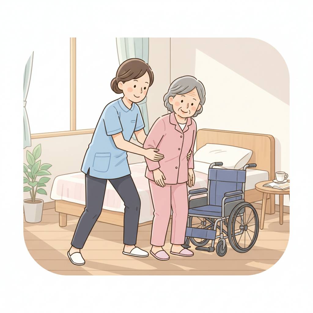 介護の移乗介助|ボディメカニクス8原則と腰痛を防ぐ手順【2026年版】