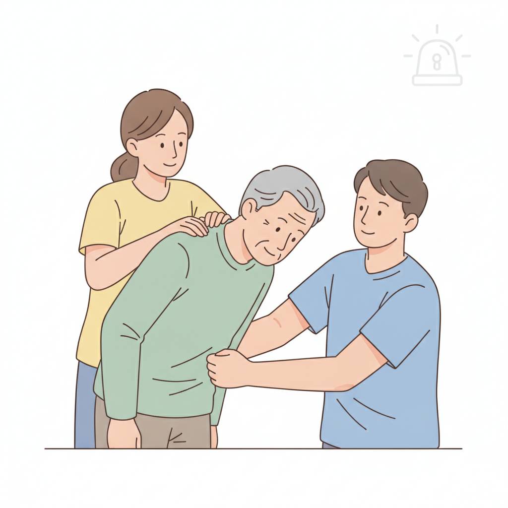 誤嚥・窒息時の緊急対応｜背部叩打法・ハイムリック法と119番までの初動を介護職向けに解説