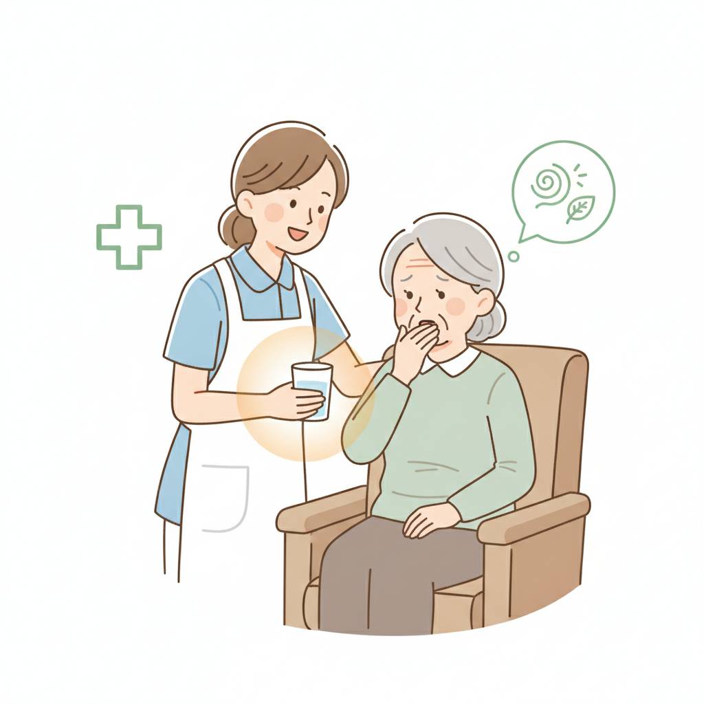 高齢者のしゃっくりが止まらない｜原因と家庭での止め方・長引くときの受診の目安