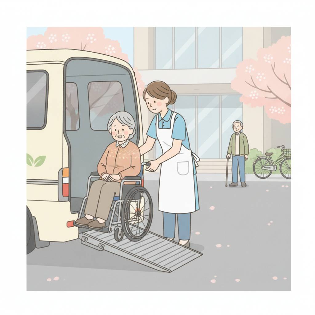 デイサービス送迎の安全と事故防止|乗降介助・車内見守り・置き去り防止