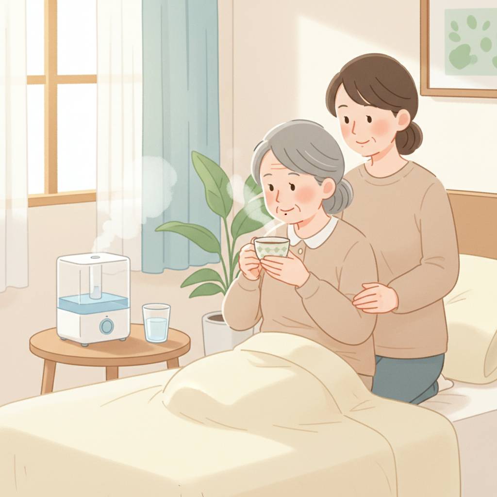 高齢者の咳・痰がからむとき｜原因と家庭での対応・受診の目安