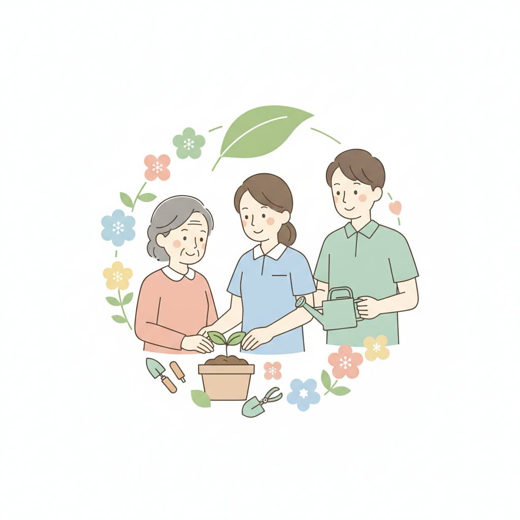 園芸療法は認知症のBPSD・QOLに効くか｜興奮を抑える研究エビデンスとその限界を介護現場目線で読み解く