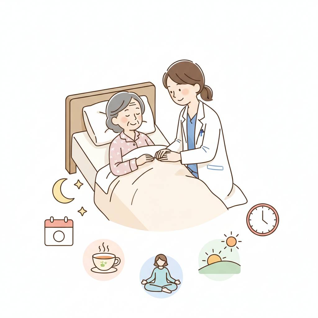 高齢者の不眠と睡眠ケア｜薬に頼らない生活習慣改善と受診のタイミング