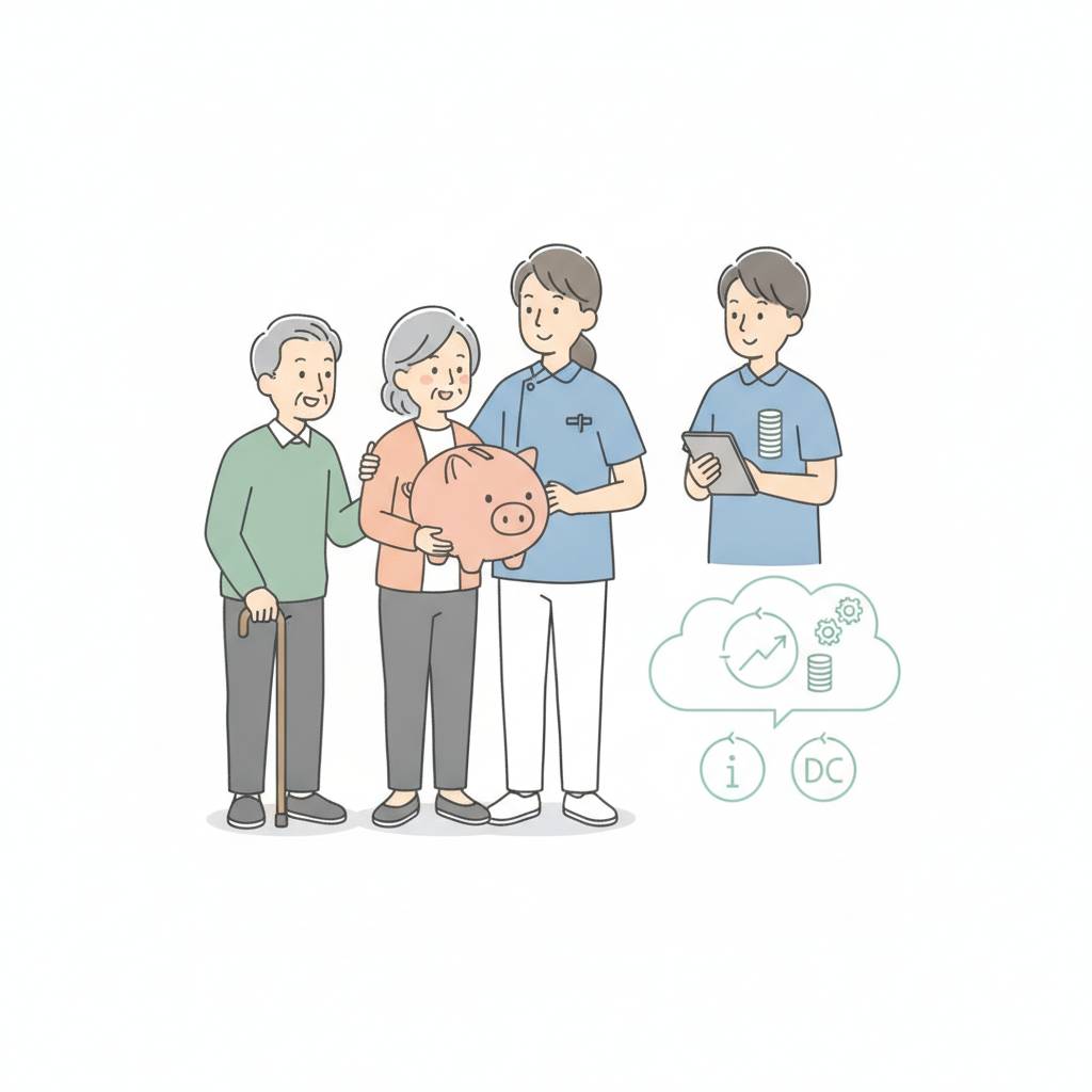 介護職の老後資金とiDeCo・企業型DC｜退職金が手薄な職場の備え方