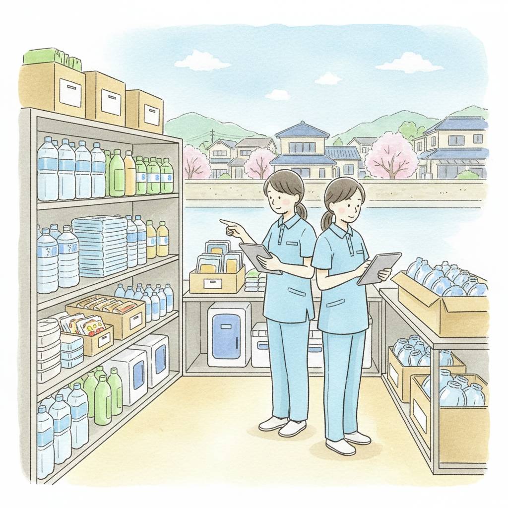 厚労省通知Vol.1494を読み解く｜介護施設等災害時情報共有システムに「平時の備蓄状況報告機能」が追加、特養・老健等に求められる対応