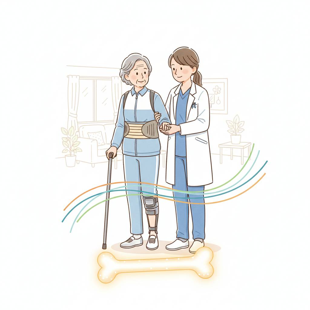 高齢者の骨折後の生活と回復を支える｜大腿骨骨折・圧迫骨折後のリハビリ・寝たきり予防