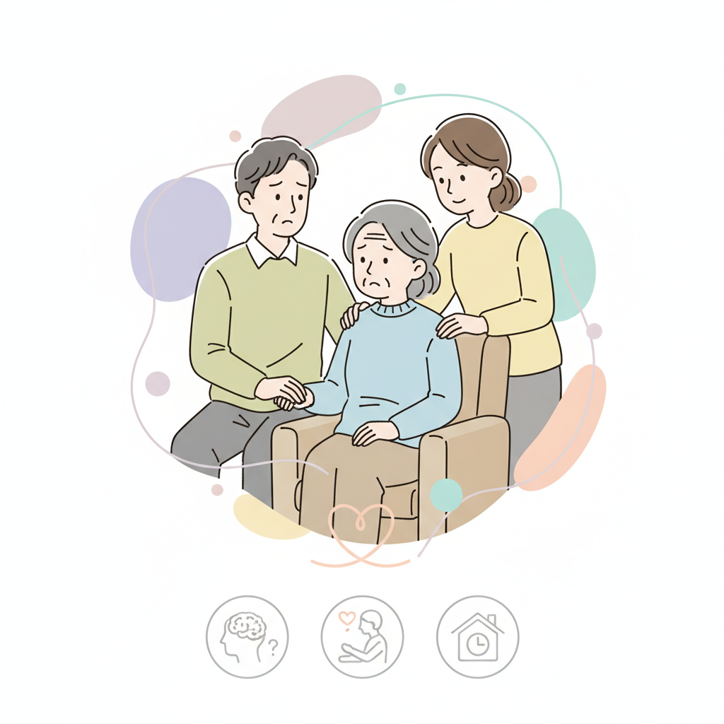 親の認知症診断を受け入れる｜家族の心の整理・告知への対応・最初の3か月にやること