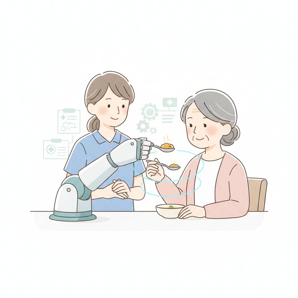 食事支援ロボット（自動食事介助機）は使えるか｜自分で食べる力を支える機器の研究エビデンスと限界
