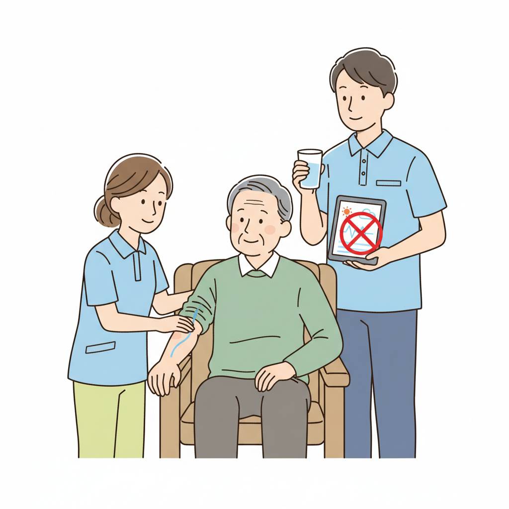 透析を受ける利用者の介護｜シャント観察・水分制限・透析日の体調管理を介護職向けに解説