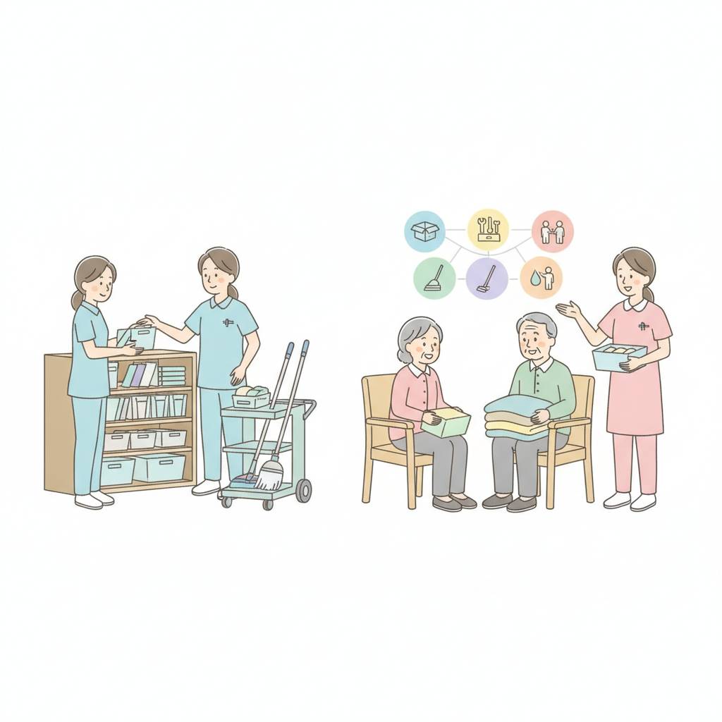 介護現場の5S活動|整理・整頓・清掃・清潔・しつけで事故と無駄を減らす進め方