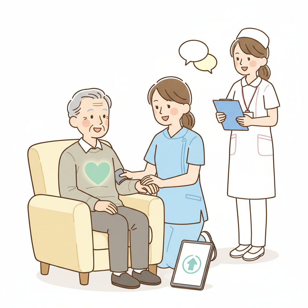 心不全のある利用者の介護｜増悪サインの観察・生活支援・看護師への即報告