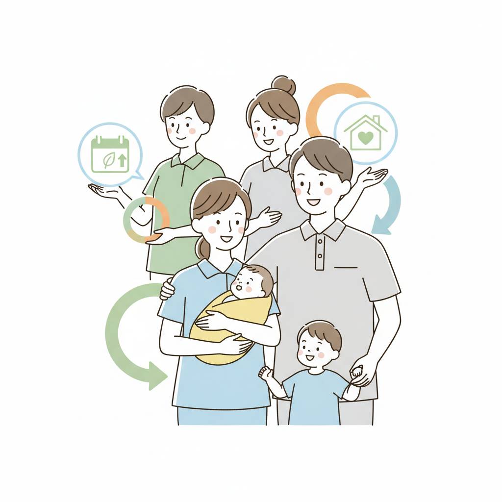 介護福祉士の育休・産休｜給付金80%化と復帰後の月収を読み解く