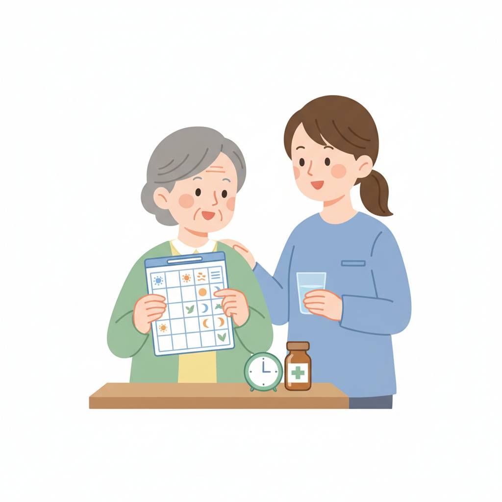 高齢者の薬の時間管理｜飲み忘れ・重複服薬を防ぐ家庭の仕組み
