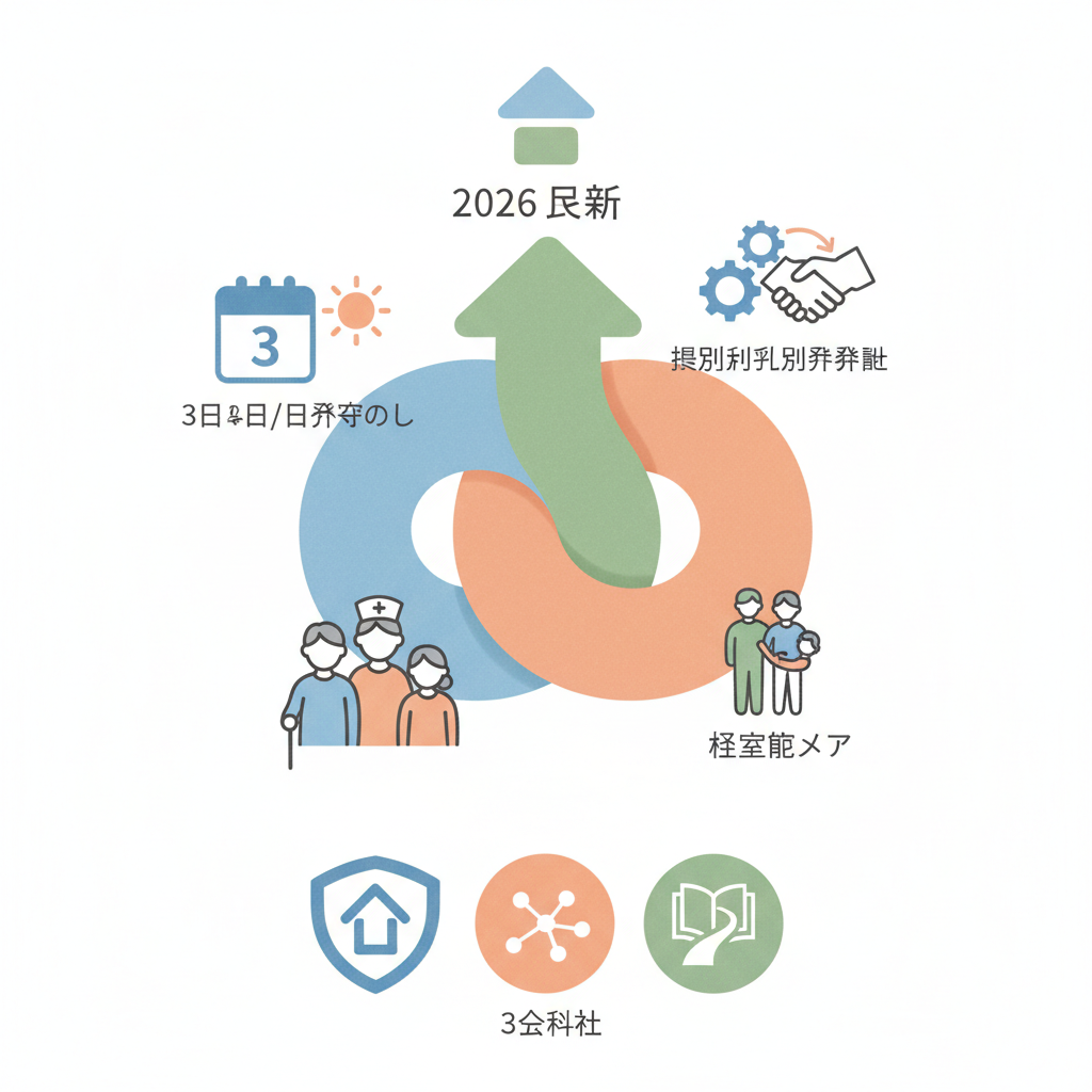 介護派遣向け介護転職サイト比較【2026年最新】｜週3日・日勤のみ・紹介予定派遣で選ぶ3社