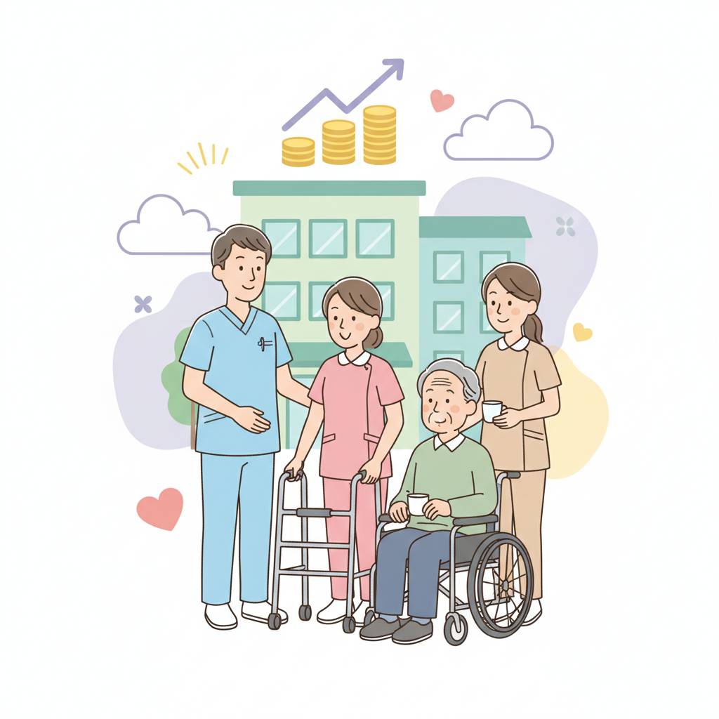 老健の給料はいくら？平均年収と収入アップの方法を解説