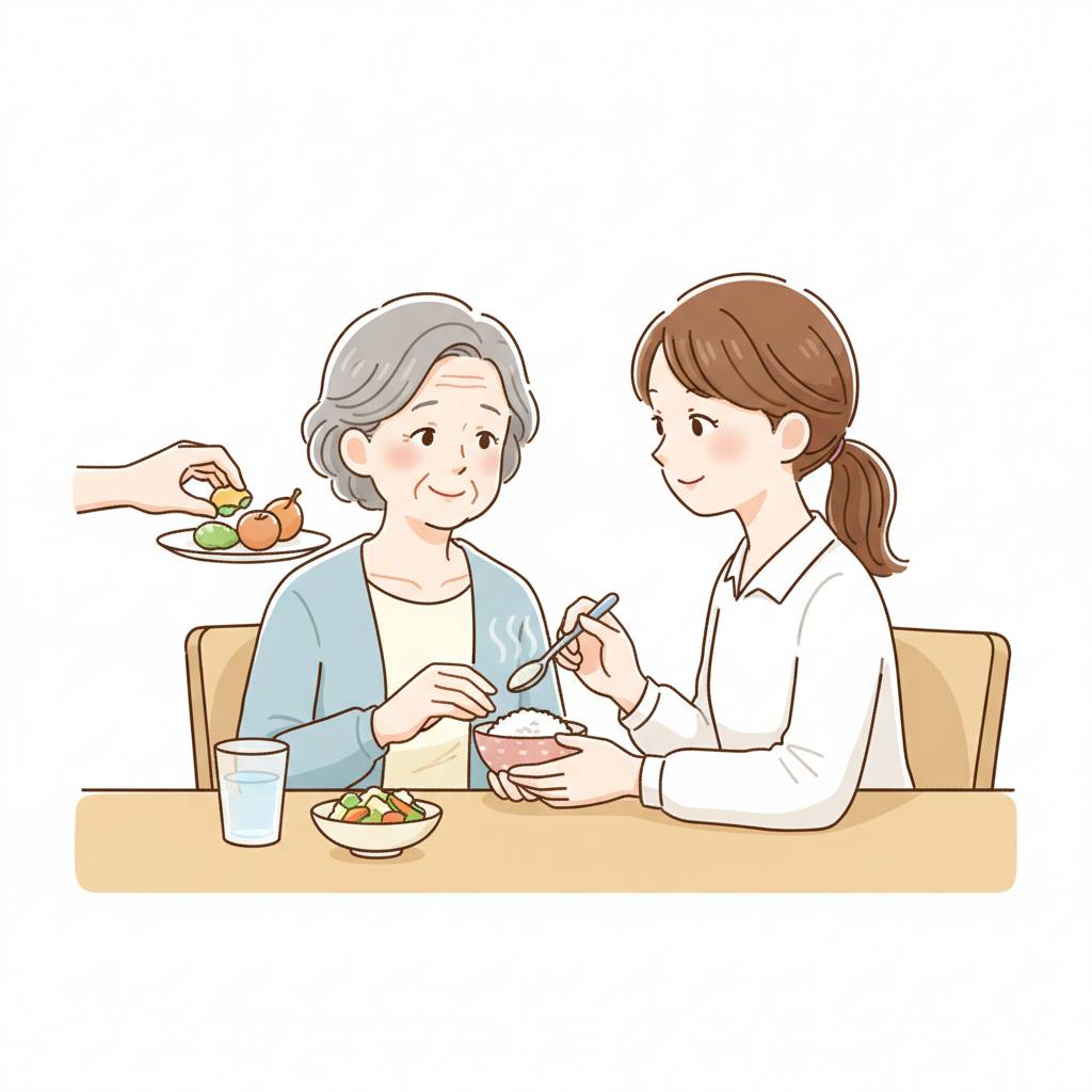 認知症の食事の困りごと｜食べない・食べ方がわからない・異食・盗食への家族の対応