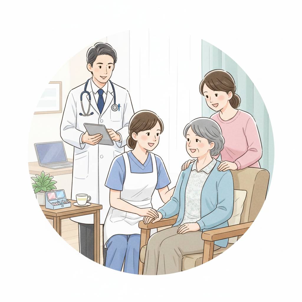 訪問診療を家族が依頼する方法｜在宅医療の始め方・主治医との連携・看取り対応まで