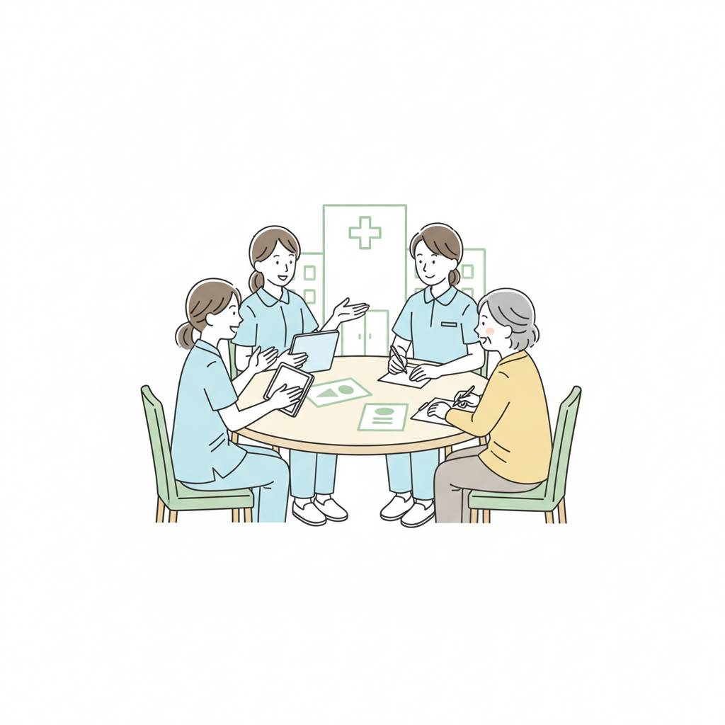 介護現場の事例検討会(ケース会議)|目的・進め方・発表シートの書き方とケアの質を上げる議論のコツ