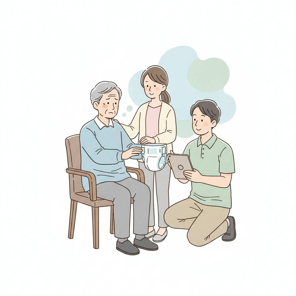 高齢者がおむつを嫌がるとき｜理由の理解と無理なく移行する家族の工夫