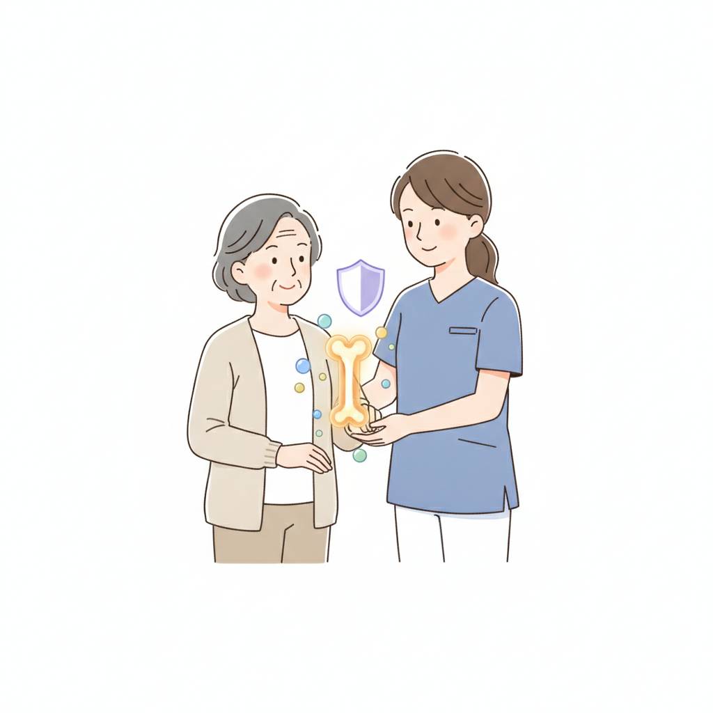 骨粗鬆症の治療薬は高齢者の骨折を防ぐか|ビスホスホネート等の研究エビデンスを介護現場目線で読み解く