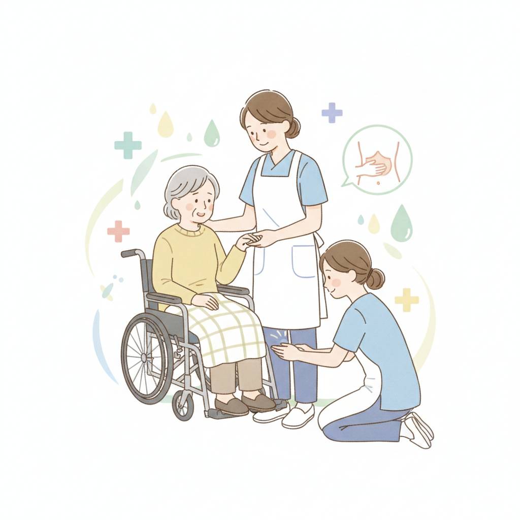 施設で利用者の下痢が続くときの対応|介護職の観察・脱水/感染の見極め・スキンケアと報告