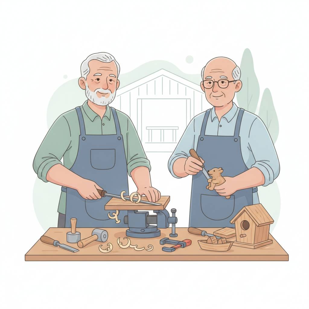 肩を並べて、木を削る｜オーストラリア発「メンズシェッド」が高齢男性の孤立を溶かした話
