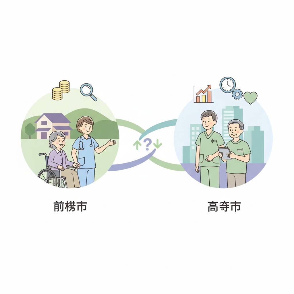 前橋市vs高崎市の介護求人徹底比較|給料・求人数・働きやすさで選ぶならどっち?