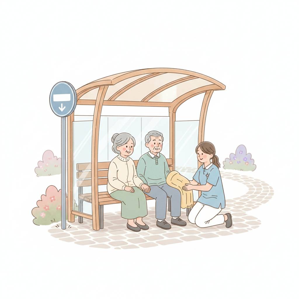 バス停は「どこにも行かない」｜ドイツの介護施設が生んだ、認知症ケアのやさしい工夫