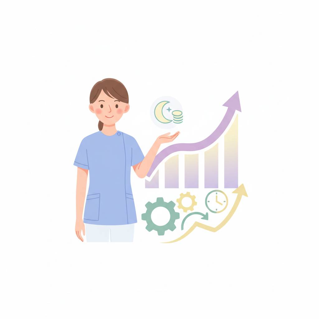 夜勤専従の給料・年収｜月収シミュレーションと時給換算
