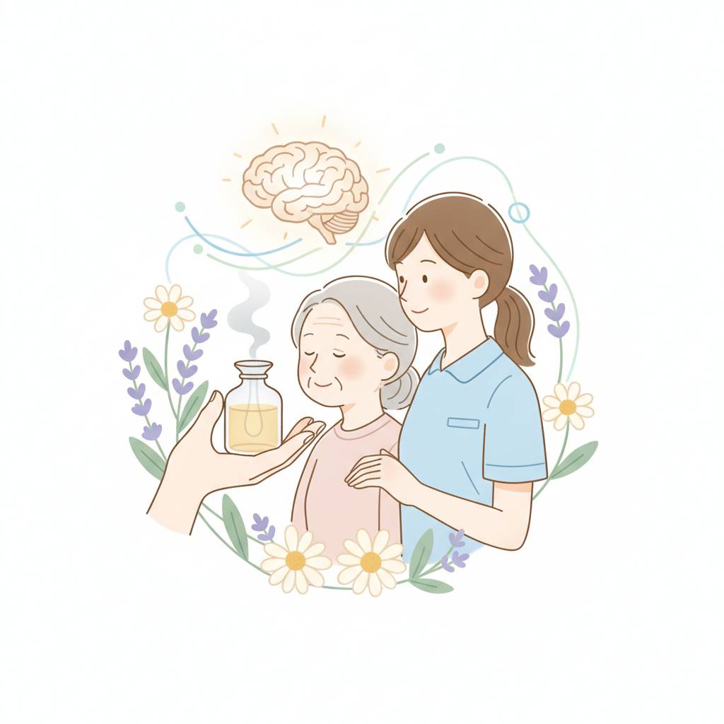 アロマセラピーは認知症のBPSD・興奮に効くか|Cochraneレビューと最新メタ解析が割れる研究エビデンスを介護現場目線で読み解く